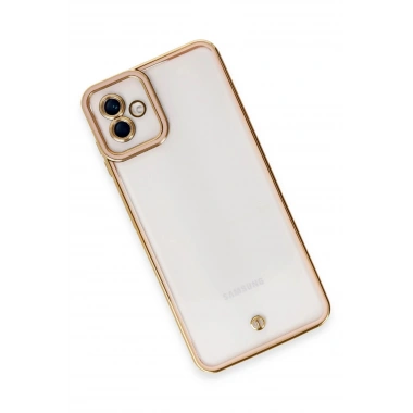 Mey İthalat®  Samsung Galaxy A04 Kılıf Liva Lens Silikon - Rose
