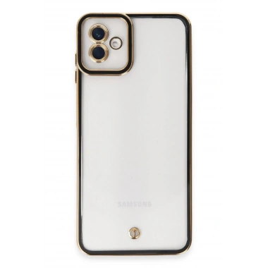Mey İthalat® Samsung Galaxy A04 Kılıf Liva Lens Silikon - Siyah