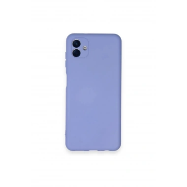 Mey İthalat®  Samsung Galaxy A04 Kılıf Nano içi Kadife Silikon - Lila