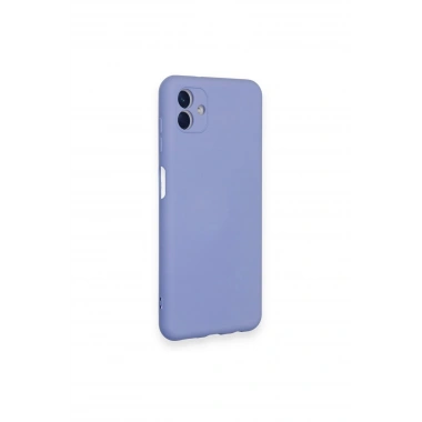 Mey İthalat®  Samsung Galaxy A04 Kılıf Nano içi Kadife Silikon - Lila