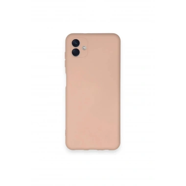Mey İthalat®  Samsung Galaxy A04 Kılıf Nano içi Kadife Silikon - Pudra