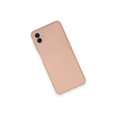 Mey İthalat®  Samsung Galaxy A04 Kılıf Nano içi Kadife Silikon - Pudra
