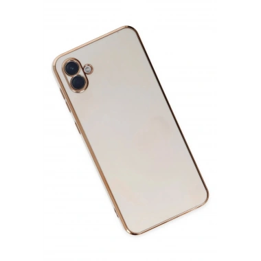 Mey İthalat®  Samsung Galaxy A04 Kılıf Volet Silikon - Beyaz