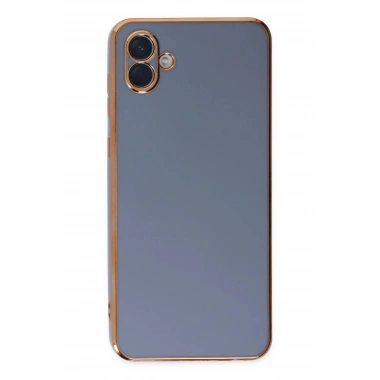 Mey İthalat®  Samsung Galaxy A04 Kılıf Volet Silikon - Mavi