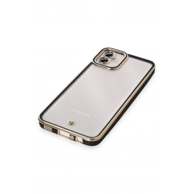 Mey İthalat® Samsung Galaxy A04E Kılıf Liva Lens Silikon - Siyah