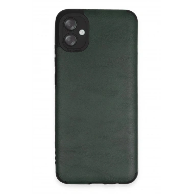 Mey İthalat® Samsung Galaxy A04E Kılıf Loop Deri Silikon - Yeşil