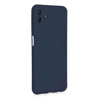 Mey İthalat®  Samsung Galaxy A04E Kılıf Nano içi Kadife Silikon - Lacivert