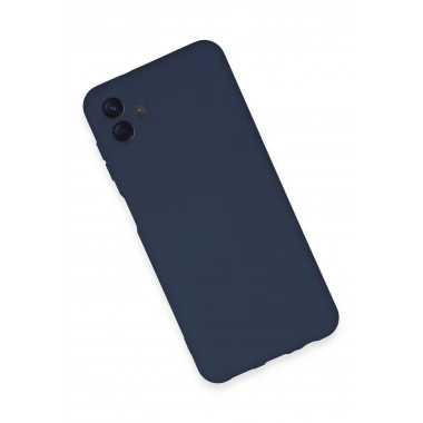 Mey İthalat®  Samsung Galaxy A04E Kılıf Nano içi Kadife Silikon - Lacivert