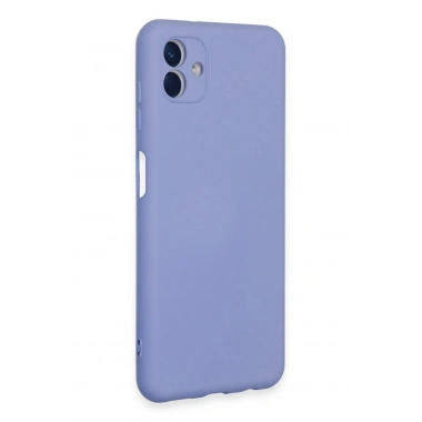 Mey İthalat®  Samsung Galaxy A04E Kılıf Nano içi Kadife Silikon - Lila
