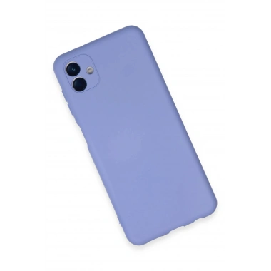Mey İthalat®  Samsung Galaxy A04E Kılıf Nano içi Kadife Silikon - Lila