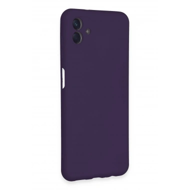 Mey İthalat®  Samsung Galaxy A04E Kılıf Nano içi Kadife Silikon - Mor