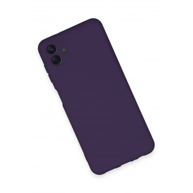 Mey İthalat®  Samsung Galaxy A04E Kılıf Nano içi Kadife Silikon - Mor