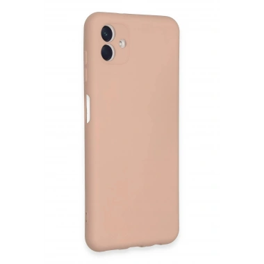 Mey İthalat®  Samsung Galaxy A04E Kılıf Nano içi Kadife Silikon - Pudra