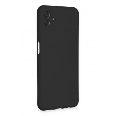 Mey İthalat®  Samsung Galaxy A04E Kılıf Nano içi Kadife Silikon - Siyah