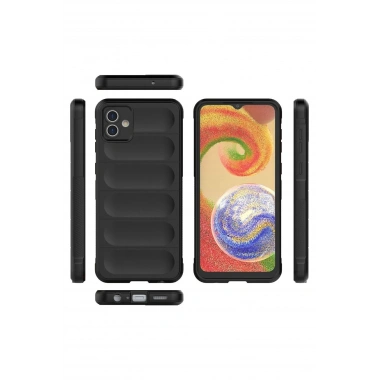 Mey İthalat®  Samsung Galaxy A04E Kılıf Optimum Silikon - Siyah