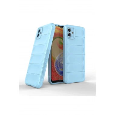 Mey İthalat®  Samsung Galaxy A04E Kılıf Optimum Silikon - Sky Blue
