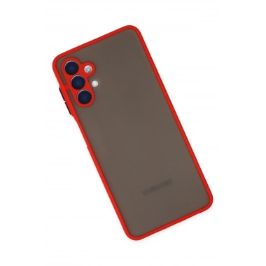 Mey İthalat®  Samsung Galaxy A04S Kılıf Montreal Silikon Kapak - Kırmızı