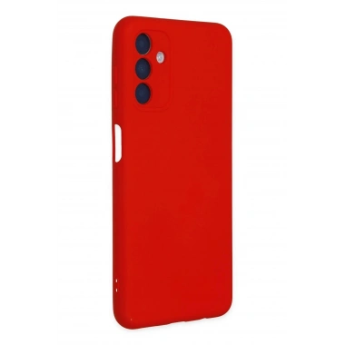Mey İthalat®  Samsung Galaxy A04S Kılıf Nano içi Kadife Silikon - Kırmızı
