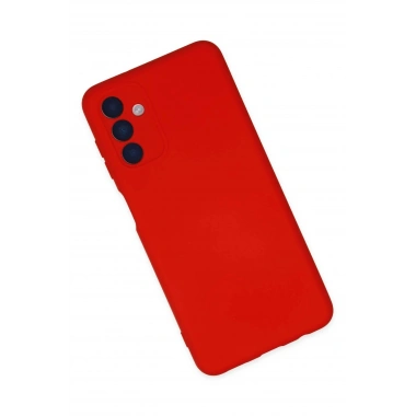 Mey İthalat®  Samsung Galaxy A04S Kılıf Nano içi Kadife Silikon - Kırmızı