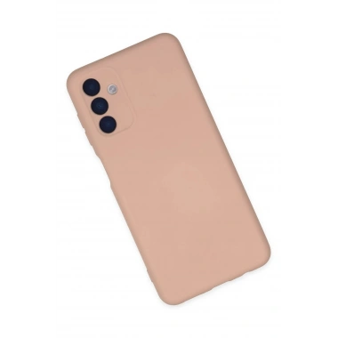 Mey İthalat®  Samsung Galaxy A04S Kılıf Nano içi Kadife Silikon - Pudra