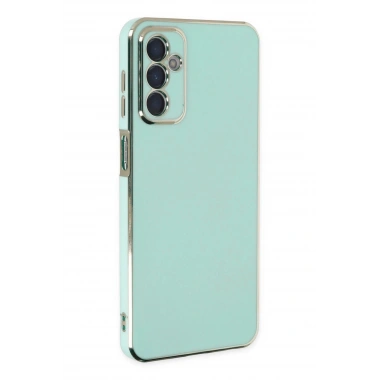 Mey İthalat®  Samsung Galaxy A04S Kılıf Volet Silikon - Açık Yeşil