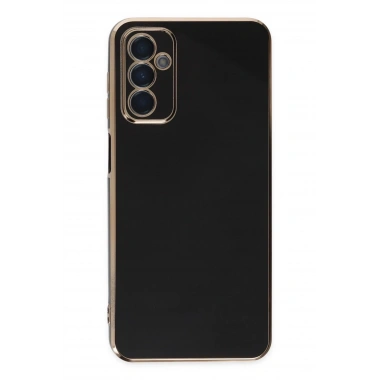 Mey İthalat®  Samsung Galaxy A04S Kılıf Volet Silikon - Siyah