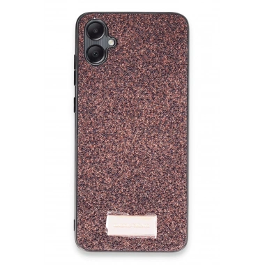 Mey İthalat®  Samsung Galaxy A05 Bright Simli Kapak - Derin Mor