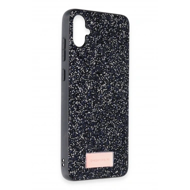 Mey İthalat®  Samsung Galaxy A05 Bright Simli Kapak - Siyah