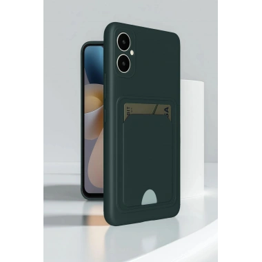 Mey İthalat®  Samsung Galaxy A05 Kelvin Kartvizitli Silikon - Lacivert