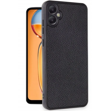 Mey İthalat®  Samsung Galaxy A05 Kılıf Aras Deri Kapak - Siyah