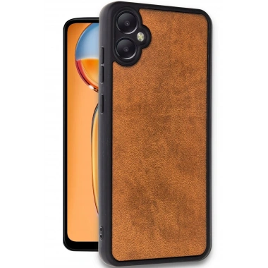 Mey İthalat®  Samsung Galaxy A05 Kılıf Aras Deri Kapak - Taba