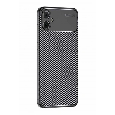 Mey İthalat®  Samsung Galaxy A05 Kılıf Auto Focus Karbon Kapak - Siyah