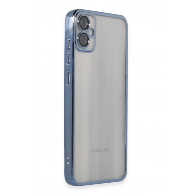 Mey İthalat®  Samsung Galaxy A05 Kılıf  Lensli Silikon - Lacivert