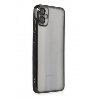 Mey İthalat®  Samsung Galaxy A05 Kılıf  Lensli Silikon - Siyah