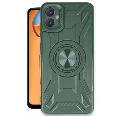 Mey İthalat®  Samsung Galaxy A05 Kılıf Lincoln Silikon - Koyu Yeşil