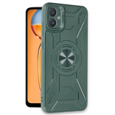 Mey İthalat®  Samsung Galaxy A05 Kılıf Lincoln Silikon - Koyu Yeşil