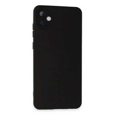 Mey İthalat®  Samsung Galaxy A05 Kılıf Nano içi Kadife Silikon - Siyah