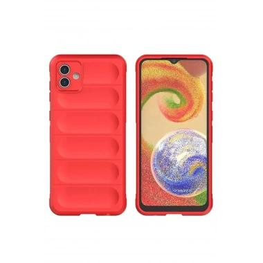 Mey İthalat®  Samsung Galaxy A05 Kılıf Optimum Silikon - Kırmızı