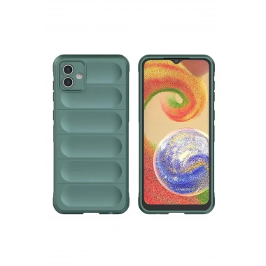 Mey İthalat®  Samsung Galaxy A05 Kılıf Optimum Silikon - Koyu Yeşil