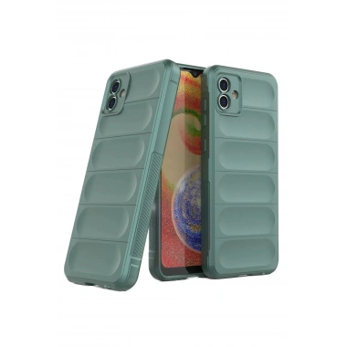Mey İthalat®  Samsung Galaxy A05 Kılıf Optimum Silikon - Koyu Yeşil