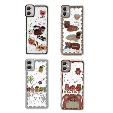 Mey İthalat® Samsung Galaxy A05 Kılıf Sweet Desenli Silikon Kapak - Şeffaf