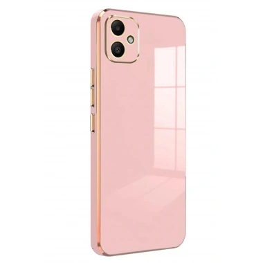 Mey İthalat®  Samsung Galaxy A05 Kılıf Volet Silikon - Pembe