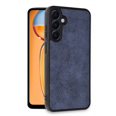 Mey İthalat®  Samsung Galaxy A05S Kılıf Aras Deri Kapak - Lacivert