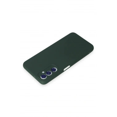 Mey İthalat®  Samsung Galaxy A05S Kılıf First Silikon - Koyu Yeşil