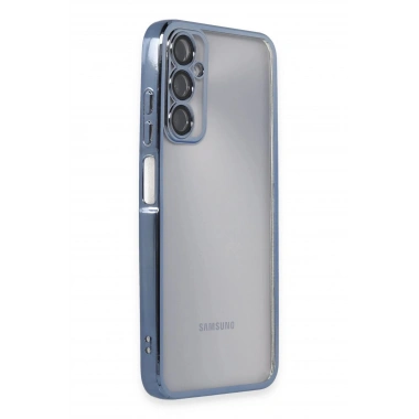 Mey İthalat®  Samsung Galaxy A05S Kılıf  Lensli Silikon - Açık Mavi
