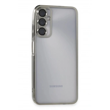 Mey İthalat®  Samsung Galaxy A05S Kılıf  Lensli Silikon - Gümüş