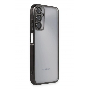 Mey İthalat®  Samsung Galaxy A05S Kılıf  Lensli Silikon - Siyah