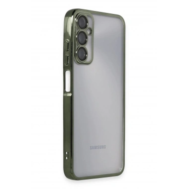 Mey İthalat®  Samsung Galaxy A05S Kılıf  Lensli Silikon - Yeşil