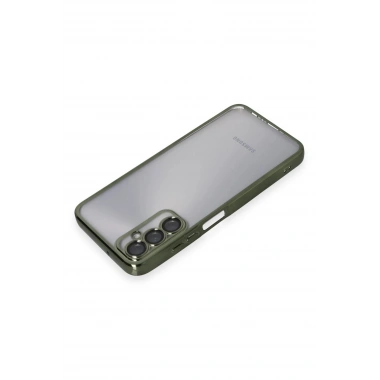 Mey İthalat®  Samsung Galaxy A05S Kılıf  Lensli Silikon - Yeşil