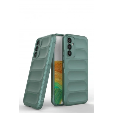 Mey İthalat®  Samsung Galaxy A05S Kılıf Optimum Silikon - Koyu Yeşil